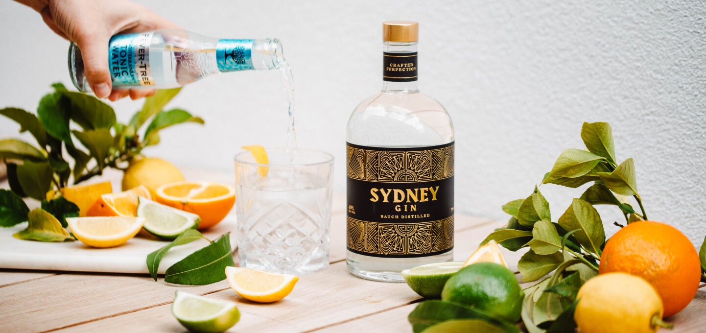 Hero sydney gin X tonic