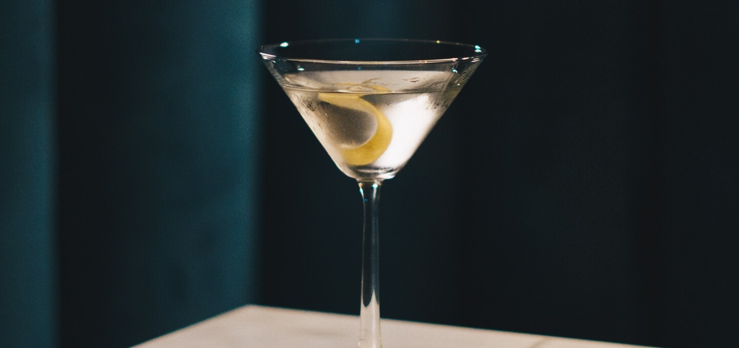 Hero vesper martini